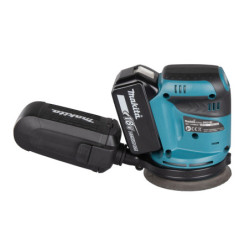 Ponceuse excentrique Makita dbo180rmj 125 mm 18v 2 x 5 Ah Li ion en coffret makpac