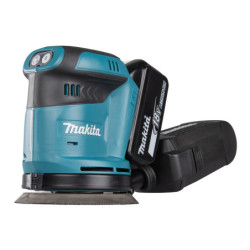 Ponceuse excentrique Makita dbo180rmj 125 mm 18v 2 x 5 Ah Li ion en coffret makpac