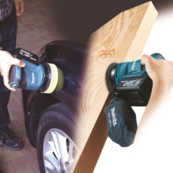 Ponceuse excentrique Makita dbo180rmj 125 mm 18v 2 x 5 Ah Li ion en coffret makpac