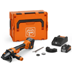 Meuleuse Fein CCG 18-125-12 PD-SEC avec 2 batteries 8 Ah et chargeur