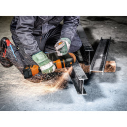 Meuleuse Fein CCG 18-125-12 PD-SEC avec 2 batteries 8 Ah et chargeur