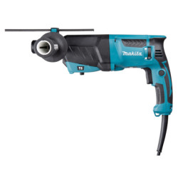 Perforateur burineur SDS-Plus 800W 26mm Makita HR2630X7 avec coffret pics et burins D-42444
