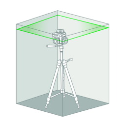 Laser 3 lignes Metrica 3D Action Green