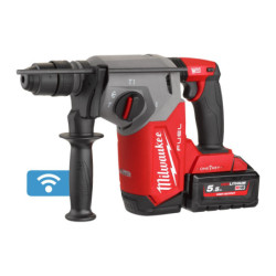 Perforateur burineur SDS Plus 26 mm Milwaukee en coffret avec 2 batteries et chargeur