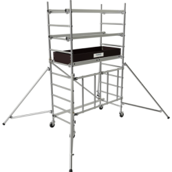 Échafaudage roulant et pliant en aluminium Runner Tubesca-Comabi