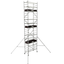 Échafaudage roulant et pliant en aluminium Runner Tubesca-Comabi