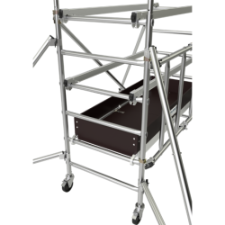 Échafaudage roulant et pliant en aluminium Runner Tubesca-Comabi