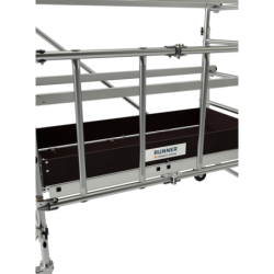 Échafaudage roulant et pliant en aluminium Runner Tubesca-Comabi