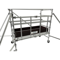Échafaudage roulant et pliant en aluminium Runner Tubesca-Comabi