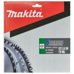 Lame carbure Specialized pour aluminium Makita pour scies sur table 260x30x80 dents