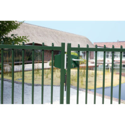 Gâche inox pour profils carrés de portail de 40 à 60 mm