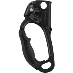 Poignée ASCENSION bloqueur version gauche noire pour les remontées sur corde Petzl