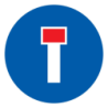 Disque de signalisation PS-Choc Voie sans issue Ø 300 mm