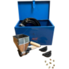 Projecteur d'enduit et mortier mural Enduivit 3 ACF 300 à 800 l/m tuyau et accessoires en coffret
