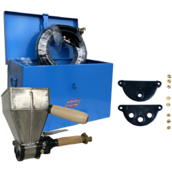 Projecteur d'enduit et mortier mural Enduivit 3 ACF 300 à 800 l/m tuyau et accessoires en coffret