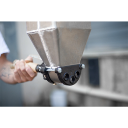 Projecteur d'enduit et mortier mural Enduivit 3 ACF 300 à 800 l/m tuyau et accessoires en coffret