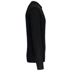 Sweat-shirt unisexe col rond K442 Kariban coloris noir
