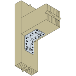 Équerre de structure en inox ABR9020S Simpson Strong 65x88x88 mm épaisseur 2 mm