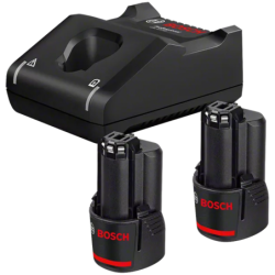 Ensemble de 2 batteries et chargeur Bosch Professional 12V - 2x2Ah