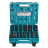 Coffret de 14 douilles Impact Black 1/2' 10 à 32