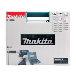 Coffret de 14 douilles Impact Black 1/2' 10 à 32