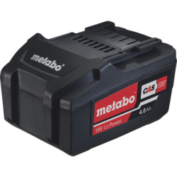 Batterie Metabo 18V 4Ah Li-Power à logement coulissant
