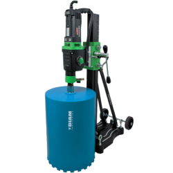 Carotteuse 3kW Ø352mm Moteur 230V 3000W 3 Vitesses 230 / 500 / 1030tr/min diametre 352 max