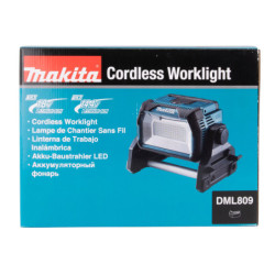 Lampe de chantier Makita DEADML809 LED AC/DC LXT 14,4 V et 18 V sans batterie ni chargeur