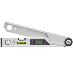 Niveau digital d'angle Stanley 2 fioles 0 à 180 ° écran LCD 40 cm