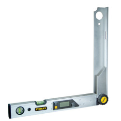 Niveau digital d'angle Stanley 2 fioles 0 à 180 ° écran LCD 40 cm