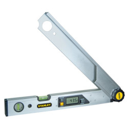 Niveau digital d'angle Stanley 2 fioles 0 à 180 ° écran LCD 40 cm