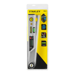 Niveau digital d'angle Stanley 2 fioles 0 à 180 ° écran LCD 40 cm