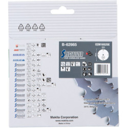 Lame pour scie circulaire Makita B-62985 diamètre 165 mm 25 dents