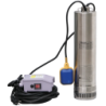 Pompe à eau immergée de puits 4 turbines Drakkar avec flotteur diamètre 125mm 230V 750W