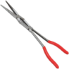 Pince droite 340mm demi-ronde double articulation gainée