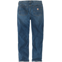 Jean de travail stretch coupe droite Relaxed Fit Carhartt coloris bleu Arcadia