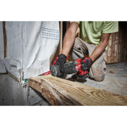 Scie sabre 18V Milwaukee M18FSZ-502X avec 2 batteries 5Ah et chargeur en coffret HD Box