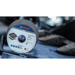 Meule boisseau conique Pro Metal Bosch acier fonte diamètre 90 à 110 mm Grain 36 hauteur 55mm