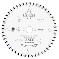 Lame de scie circulaire carbure bois LSC.964BA Leman
