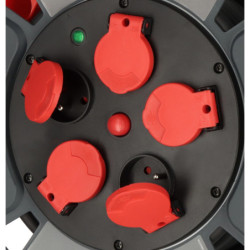 Enrouleur de câble 300 KU 2201 Professional 5 prises et 25m de câble H07RN-F 3G2,5