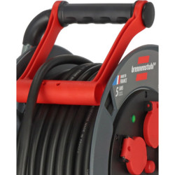 Enrouleur de câble 300 KU 2201 Professional 5 prises et 25m de câble H07RN-F 3G2,5