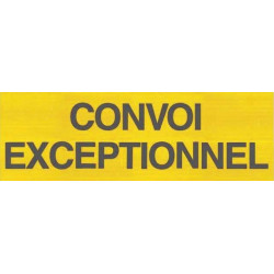 Panneau convoi exceptionnel Classe B 1200 x 400 mm