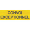 Panneau convoi exceptionnel Classe B 1200 x 400 mm