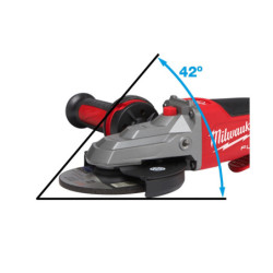 Meuleuse dangle 125 mm tête plate M18 FSAGF125XPDB-0X Milwaukee sans batterie ni chargeur