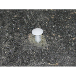 Cache polyéthylène blanc ING Fixations