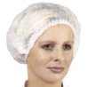 Charlotte ronde à clip polypropylène blanche Coverguard diamètre 53cm boîte de 100
