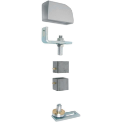 Pivot haut et bas à cheviller pour tube extérieur 30 x 30 mm