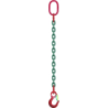 Elingue chaîne HR 1 brin Ø10mm CMU 3.15 T anneau + crochet Longueur 5m