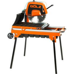 Scie sur table de maçon MS400 Golz Ø 400 mm 230v 2.2Kw 50 HZ avec disque béton LB 20