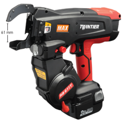Machine à ligaturer Max RB611T livré avec 2 batteries et un chargeur